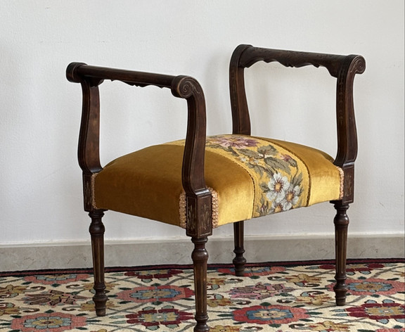 FRENCH ANTIQUE LOUIS XVI STYLE STOOL