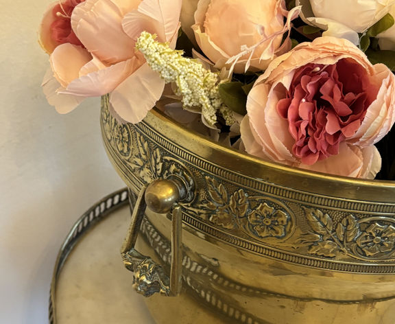 FRENCH ANTIQUE ART DECO STYLE INDOOR PLANTER