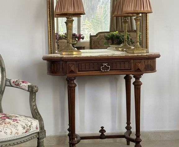 FRENCH ANTIQUE LOUIS XVI STYLE TABLE