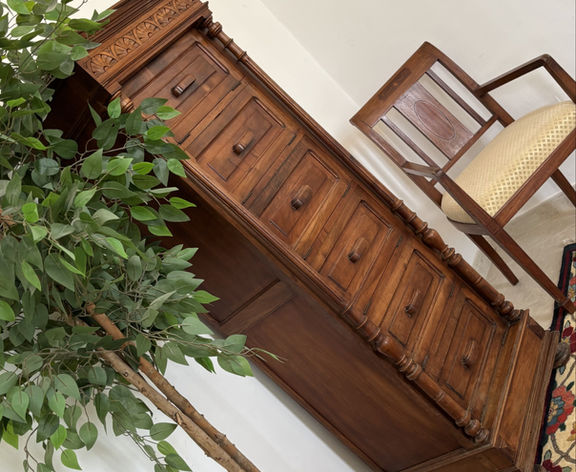 FRENCH ANTIQUE "MEUBLE DE NOTAIRE"CABINET"