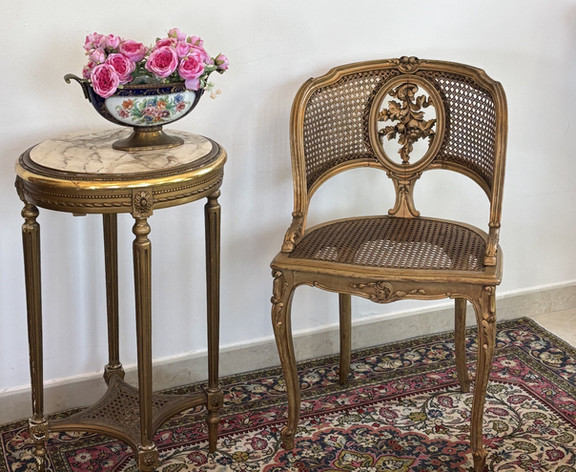 Louis XV style vanity chair
