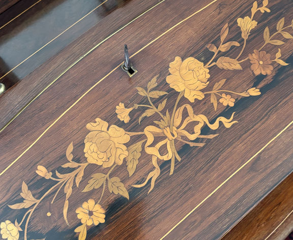 FRENCH ANTIQUE NAPOLEON III STYLE LADIE'S DESK