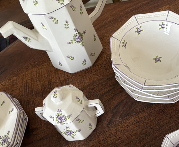 French vintage coffee set