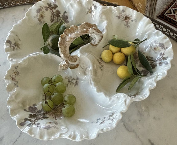 FRENCH ANTIQUE SERVING PIECE