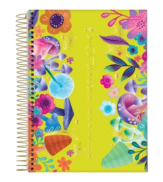 Caderno Univ. 1 Matéria 80 Folhas Bloom