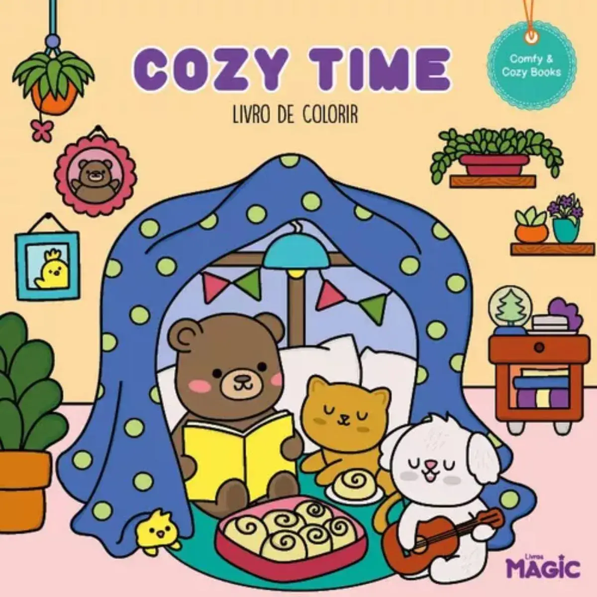 Livro De Colorir Bobbie Goods Cozy Time  - Magic Kids