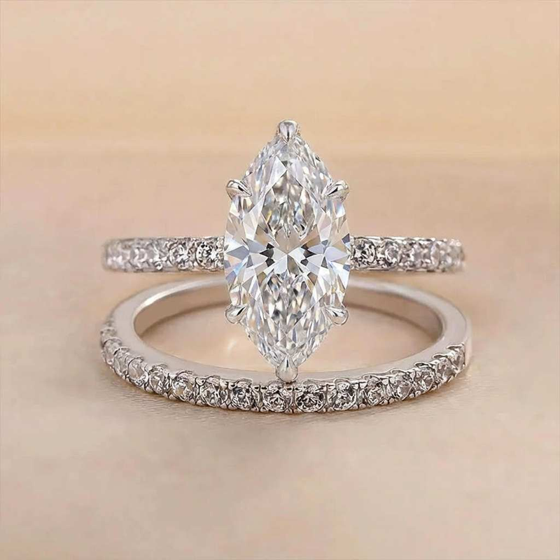Thumbnail: Moonlit Marquise Ring