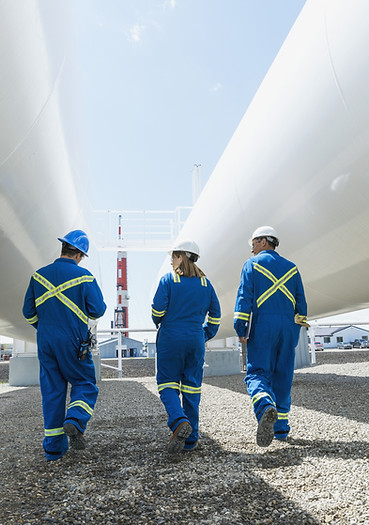 Commissioning Engineers on a Site Check