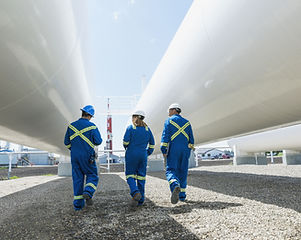 Workers at Gas Plant