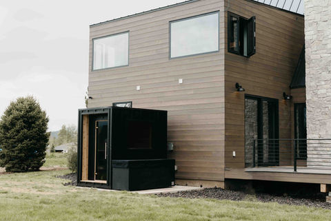 minimalist sauna design