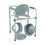 Miniatura: Silla WC 3 en 1 plegable
