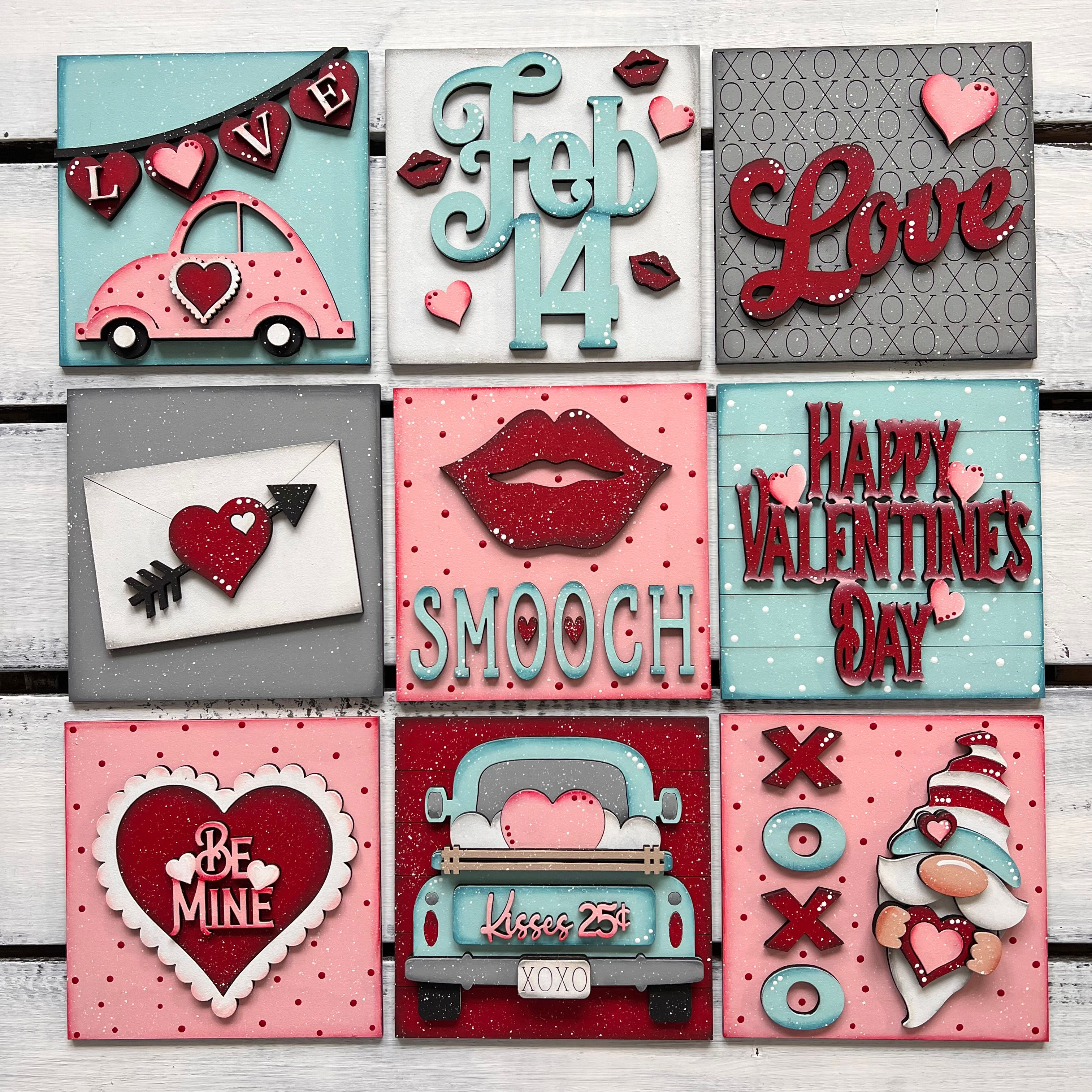 Valentine's Day Interchangeable Tile Set
