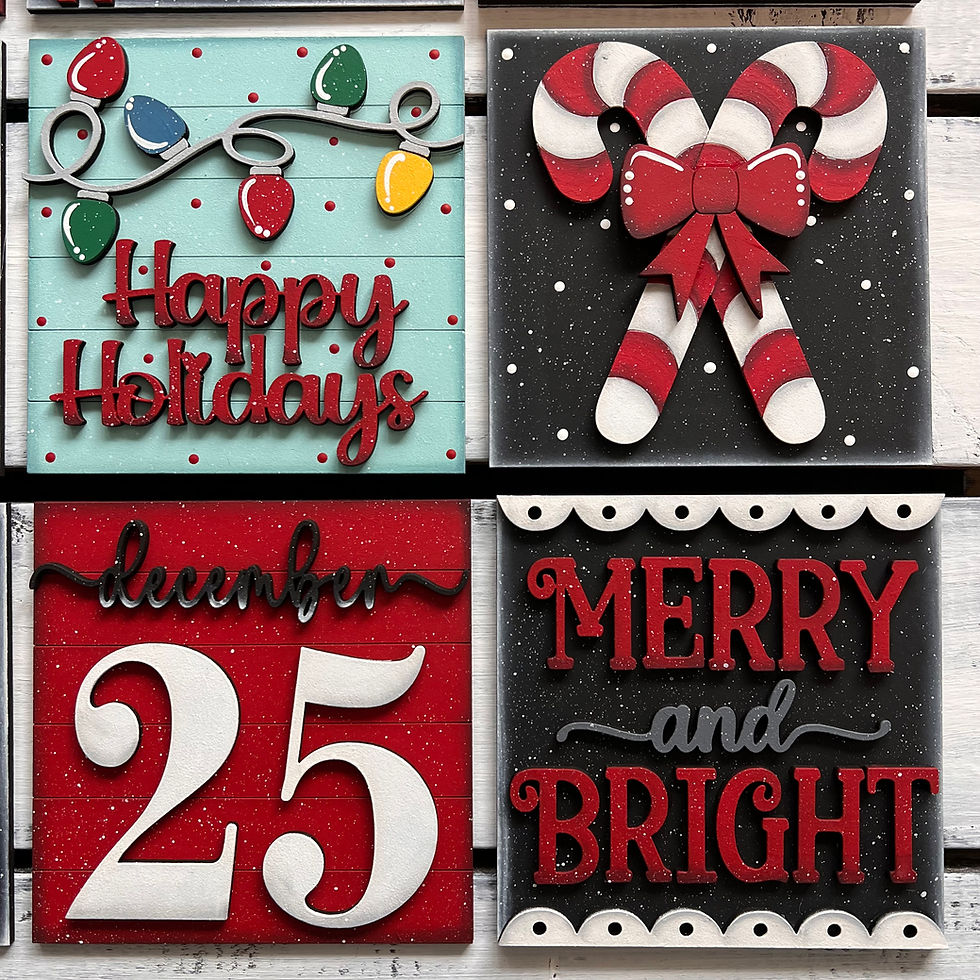 Thumbnail: Christmas Interchangeable Tile Set