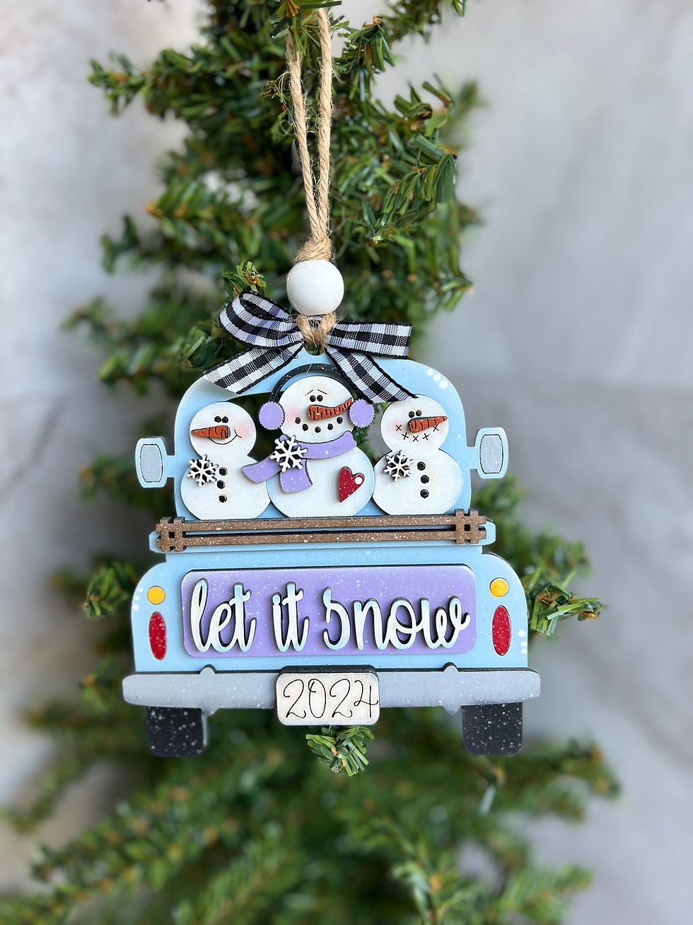 Thumbnail: Let It Snow mini Truck Ornament