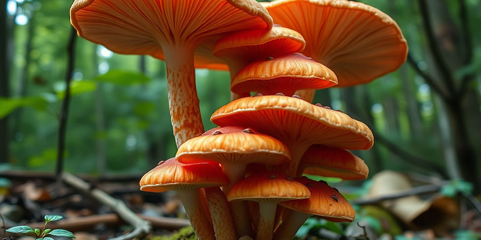 crea hongos del bosque que se vea real.jpg