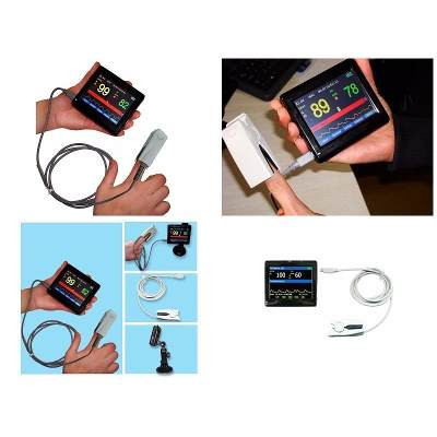 Miniatura: Oxímetro Saturómetro Monitor Continuo Touch 3.5 Spo2 Pr CMS PM60A