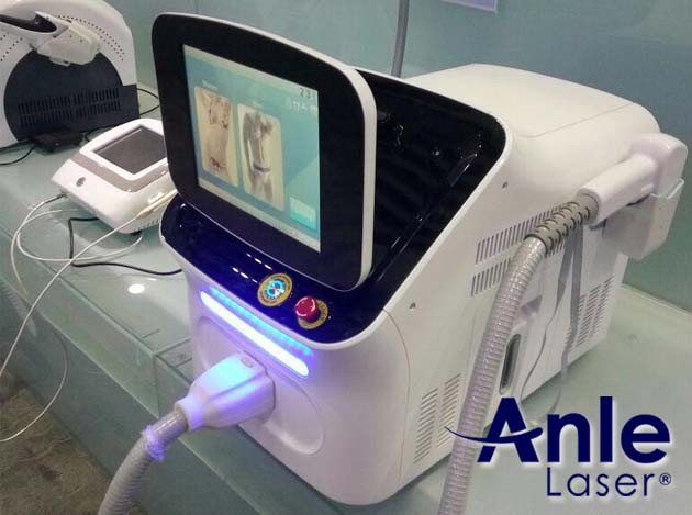 Equipo portátil depilación Anle Laser Diodo TRIO Ice platinum 808&755&1064nm