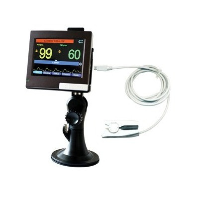 Oxímetro Saturómetro Monitor Continuo Touch 3.5 Spo2 Pr CMS PM60A