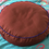 Miniature : Coussin de méditation rouge foncé fait au Tibet