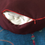 Miniature : Coussin de méditation rouge foncé fait au Tibet