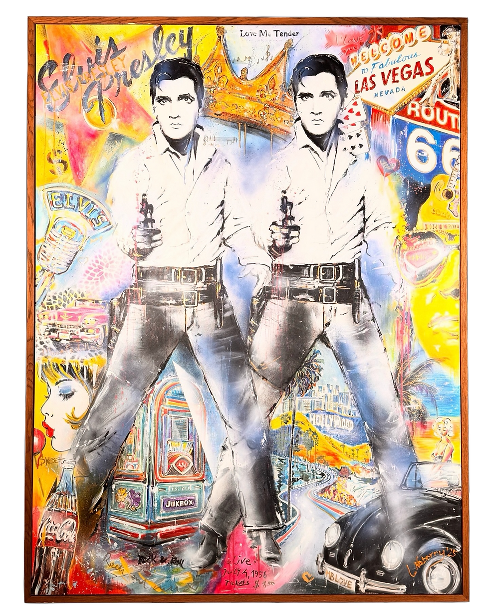 Elvis Presley — Der King auf Leinwand
