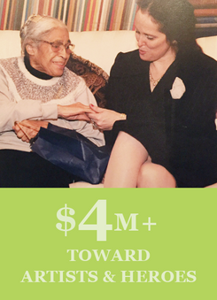 We Have Given $4 Million+ Toward Our Artist & Heroes-In-Residence Programs