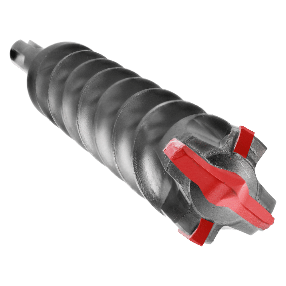 1-1/2" Diameter Rebar Demon™ SDS-Max 4-Cutter Full Carbide Head Hammer Drill Bit