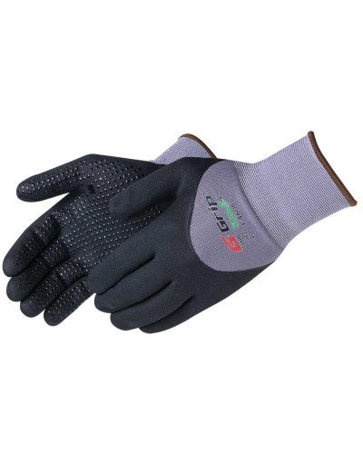 G-GripTM Nitrile Micro-Foam ¾ Back Coated with Dots, Nylon/Lycra Shell Glove