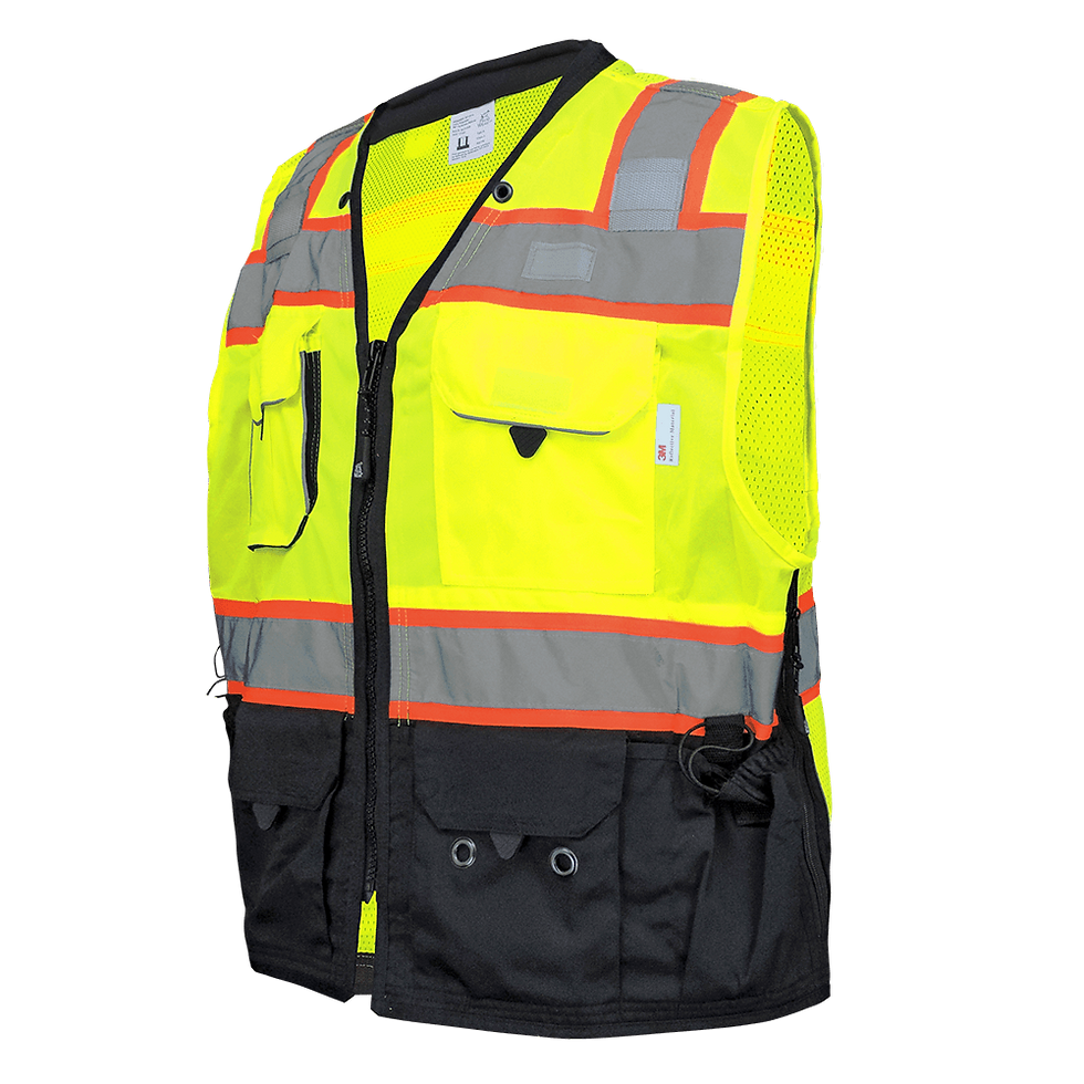 Thumbnail: FrogWear® HV Premium High-Visibility Surveyors Safety Vest