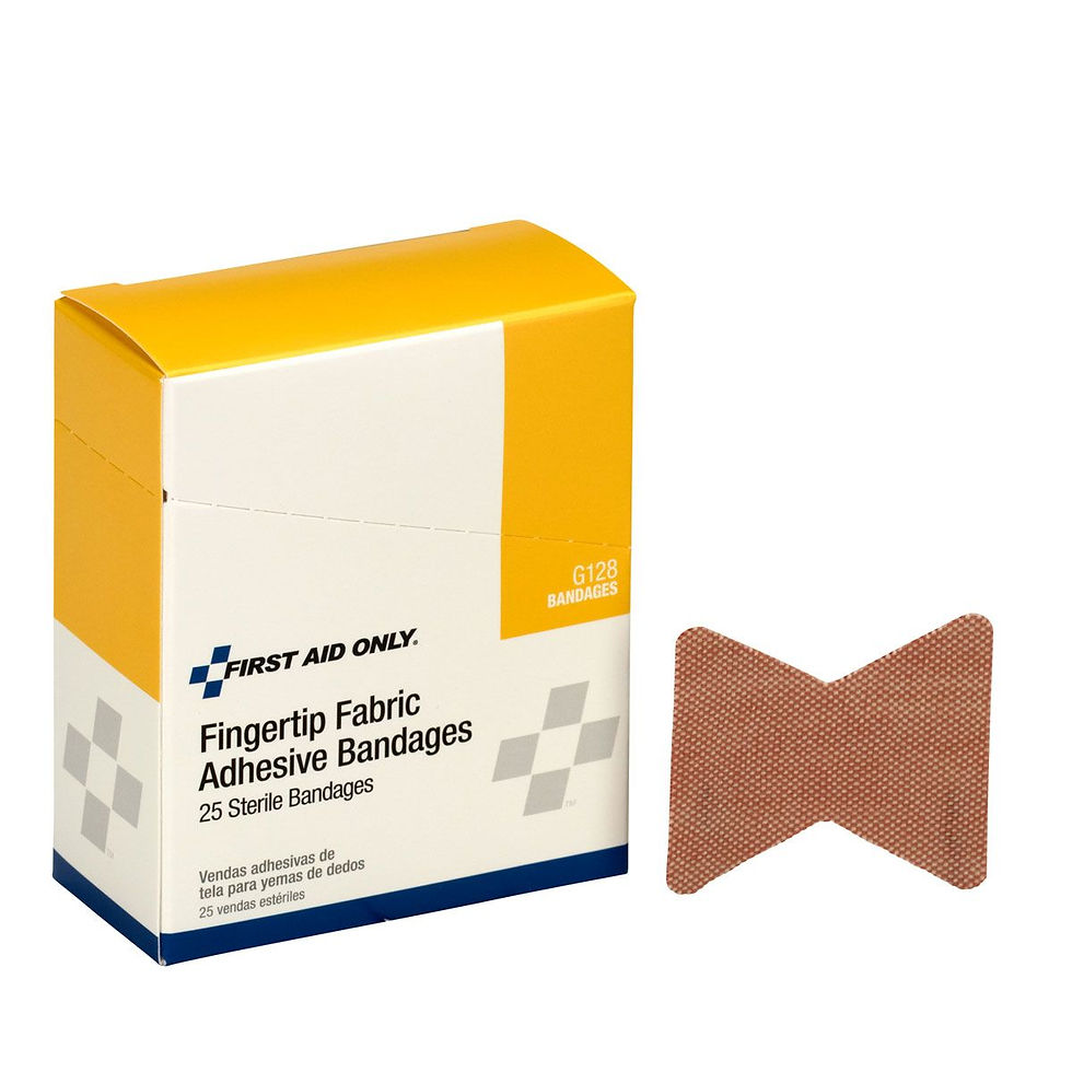 Thumbnail: Heavy Woven Fingertip Bandages, 25 Per Box