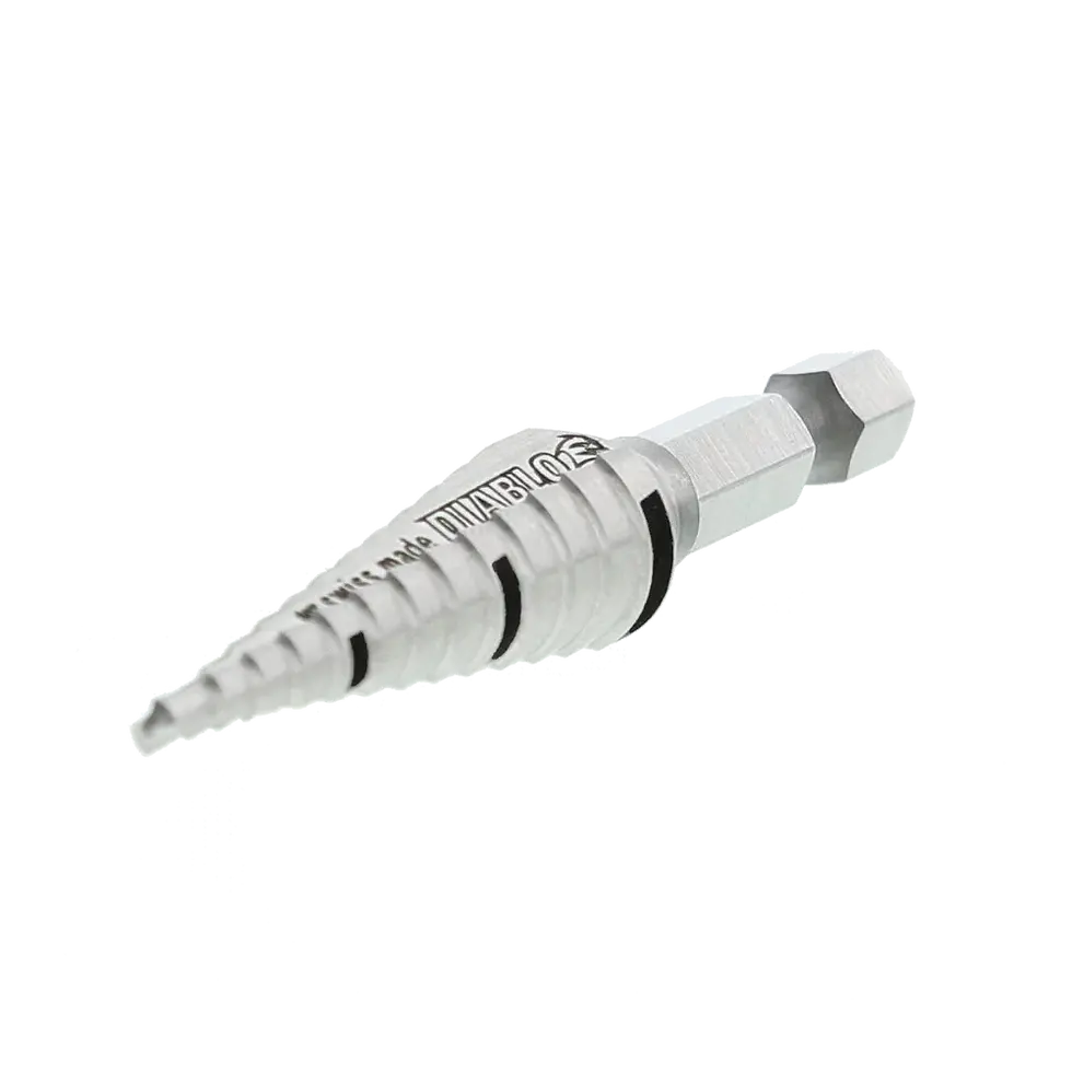 Thumbnail: 1/4 in. - 1/2 in. Impact Step Drill Bit (13 Steps)