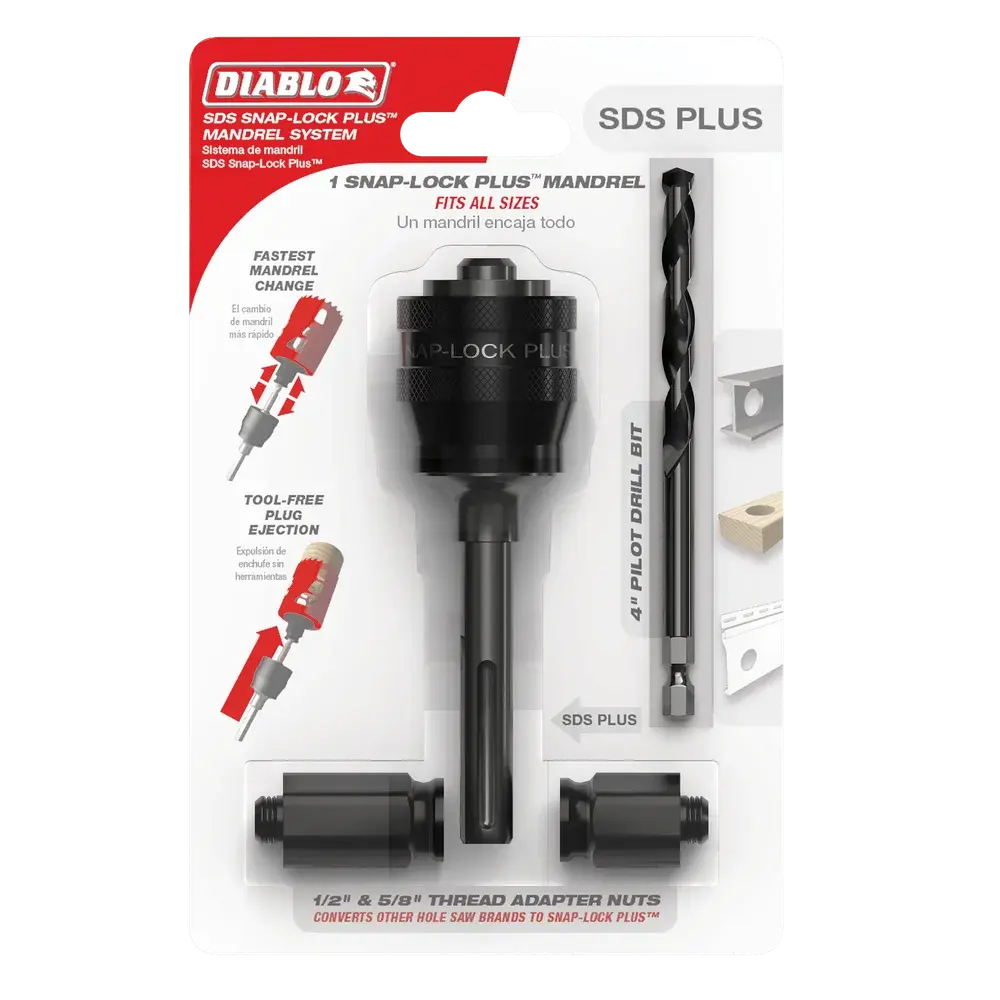 Diablo SDS Snap-Lock Plus™ Mandrel System