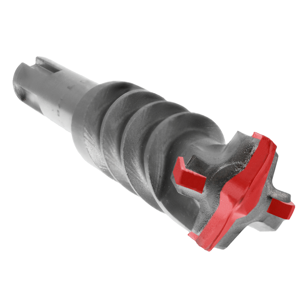 1-1/8" Diameter Rebar Demon™ SDS-Max 4-Cutter Full Carbide Head Hammer Drill Bit