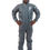 Thumbnail: Fire & Chemical Resistant Coverall with Attached Hood & Boot, Elastic Wrist