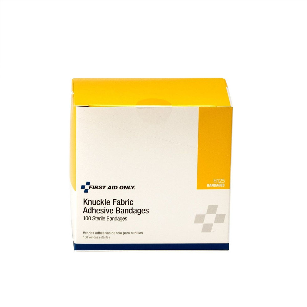 Thumbnail: Knuckle Fabric Adhesive Bandages, 100 Per Box