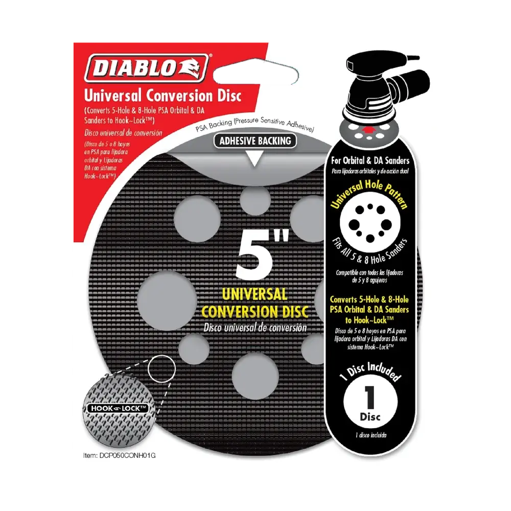 Diablo 5" Random Orbital Sander Universal Conversion Disc