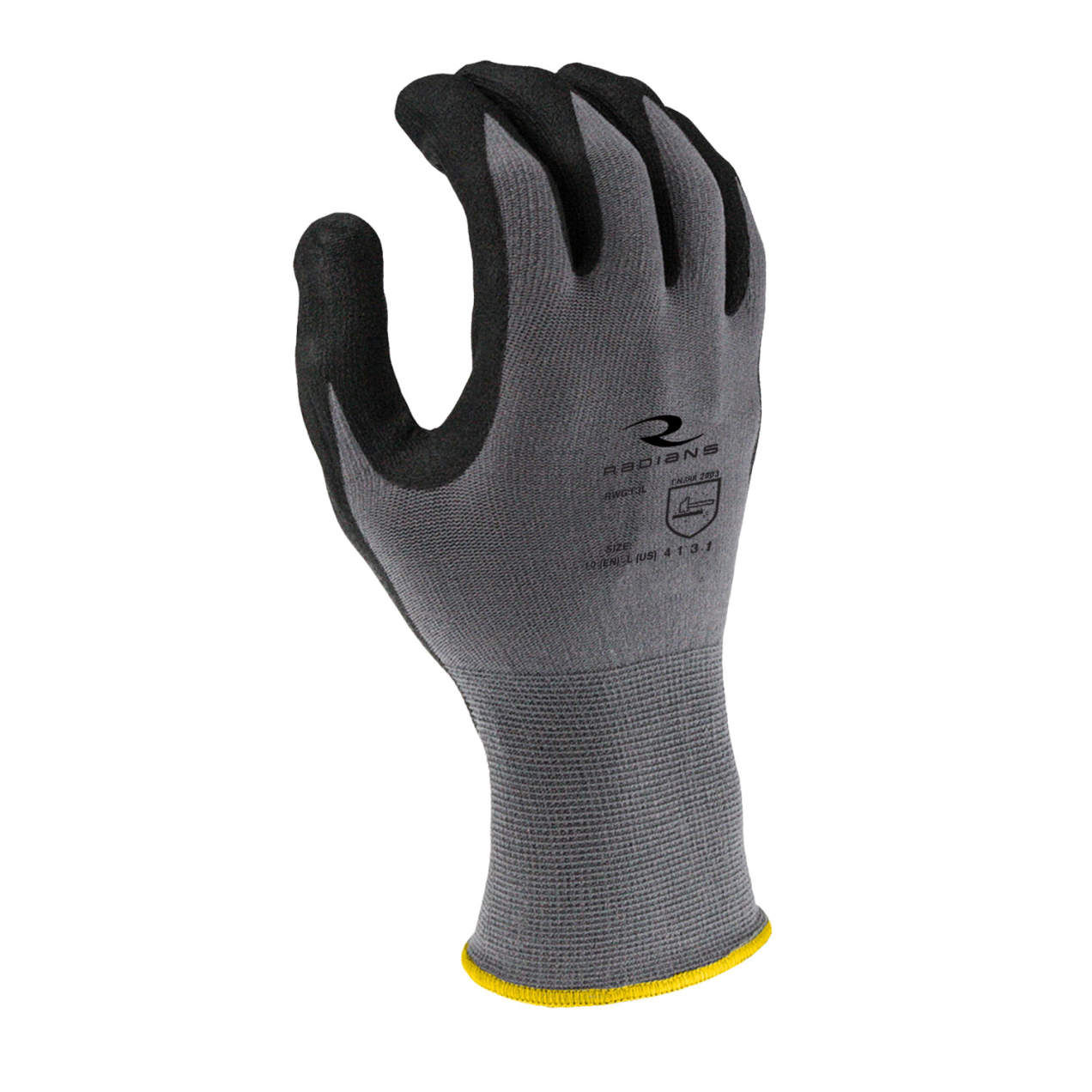 Nylon Shell Foam Nitrile Gripper Glove