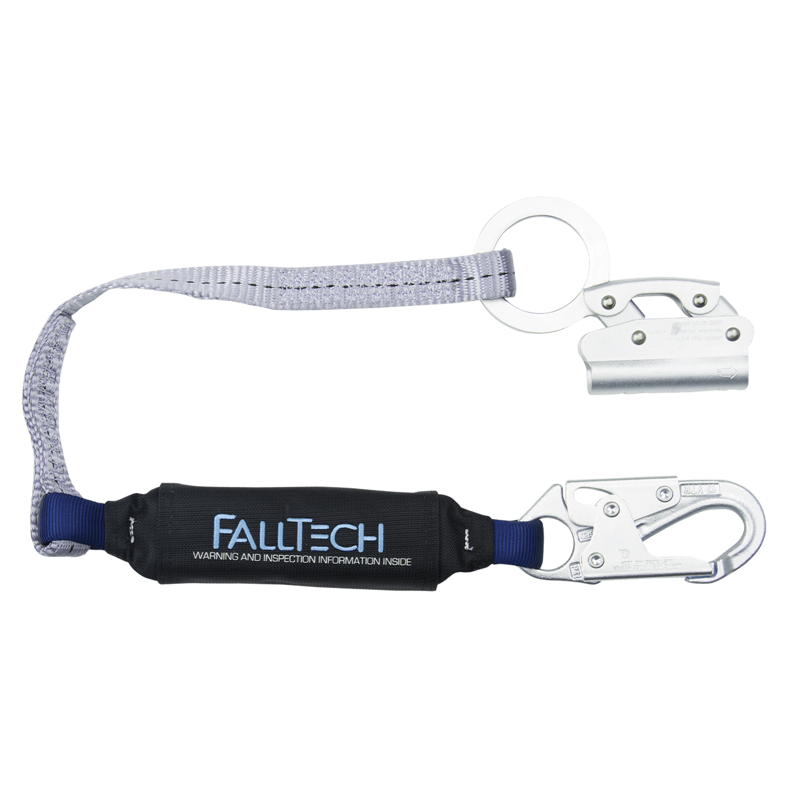 Manual Rope Adjuster with 3' ViewPack® Energy Absorbing Lanyard