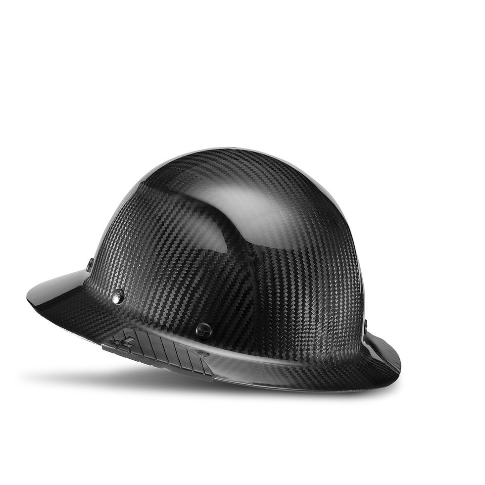 Thumbnail: Dax Carbon Fiber Full Brim Hardhat