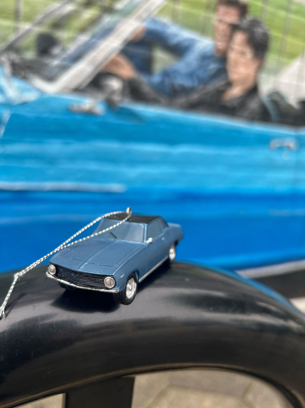 Thumbnail: Damon’s car collector ornaments 