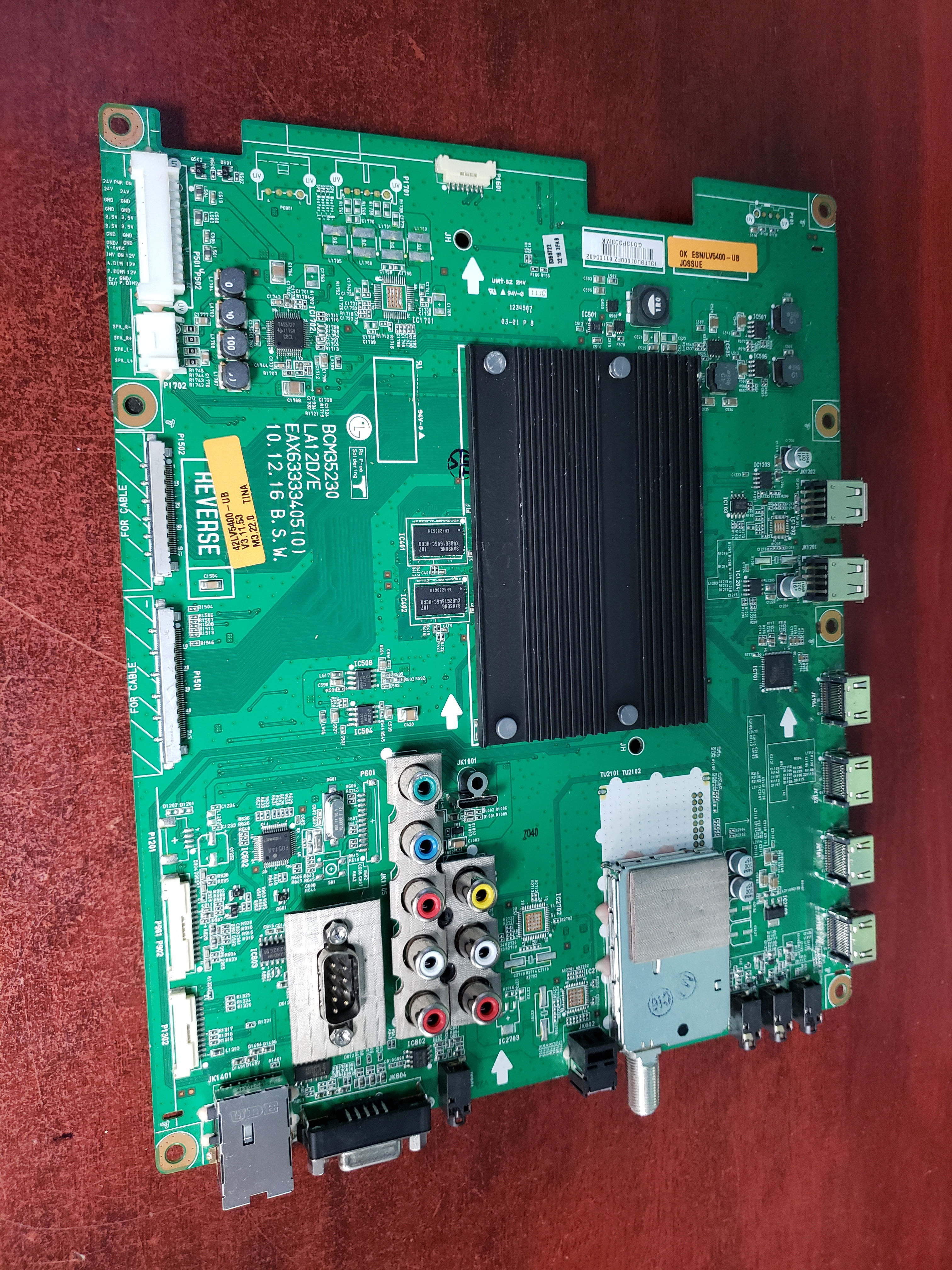 MAIN BOARD EBR73325201 (EAX63333405) LG 42LV5400-UB