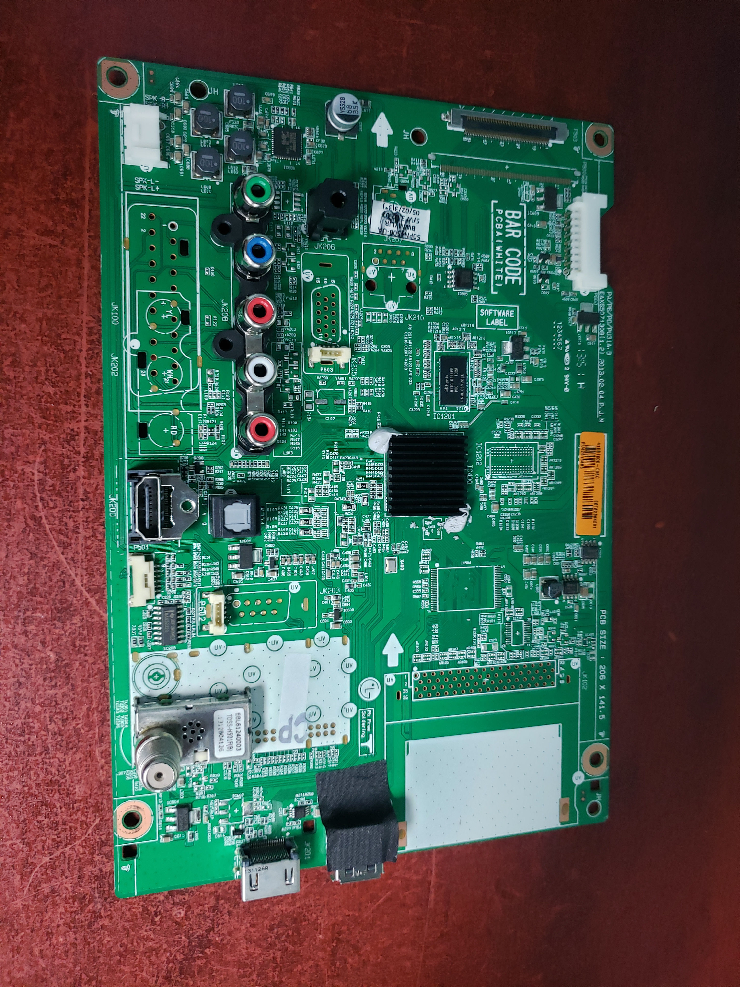 MAIN BOARD EBT62394291 LG 50PN4500-UA