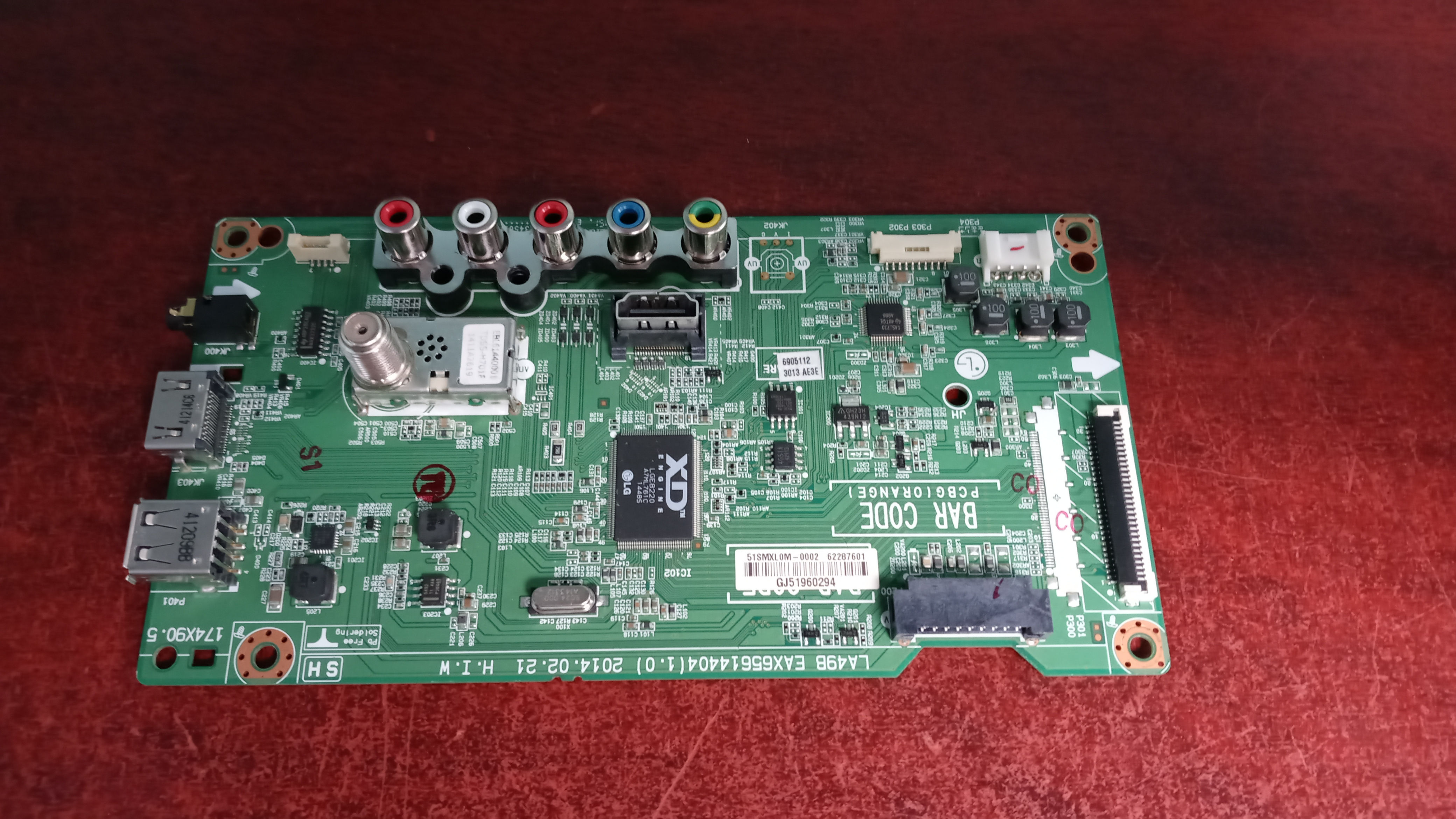 MAIN BOARD EBU62287601 LG 32LB560B-UZ