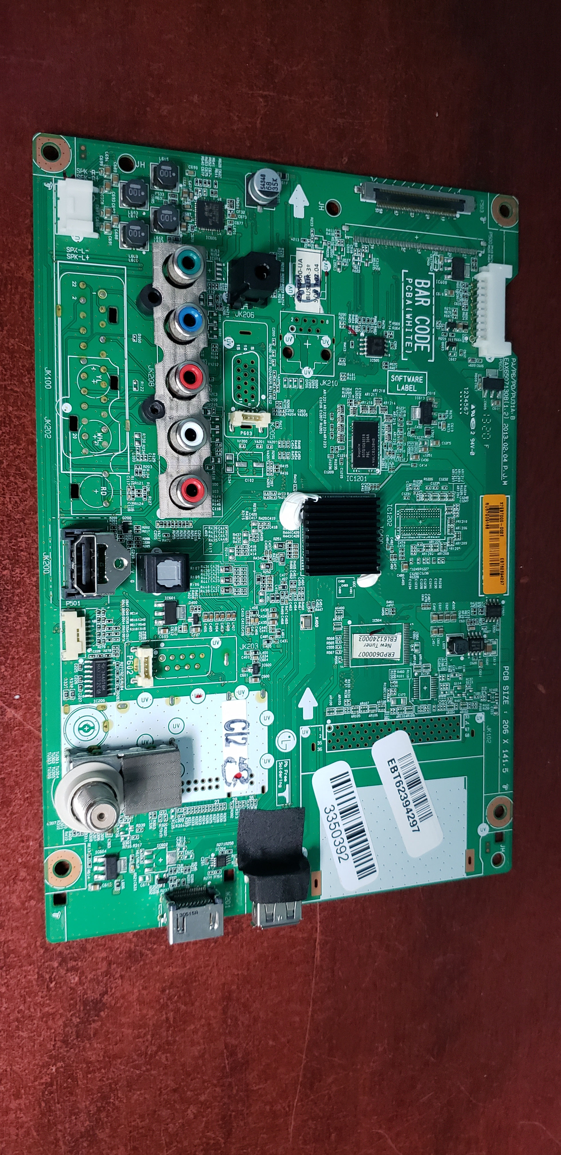 MAIN BOARD EBT62394297 LG 42PN4500-UA