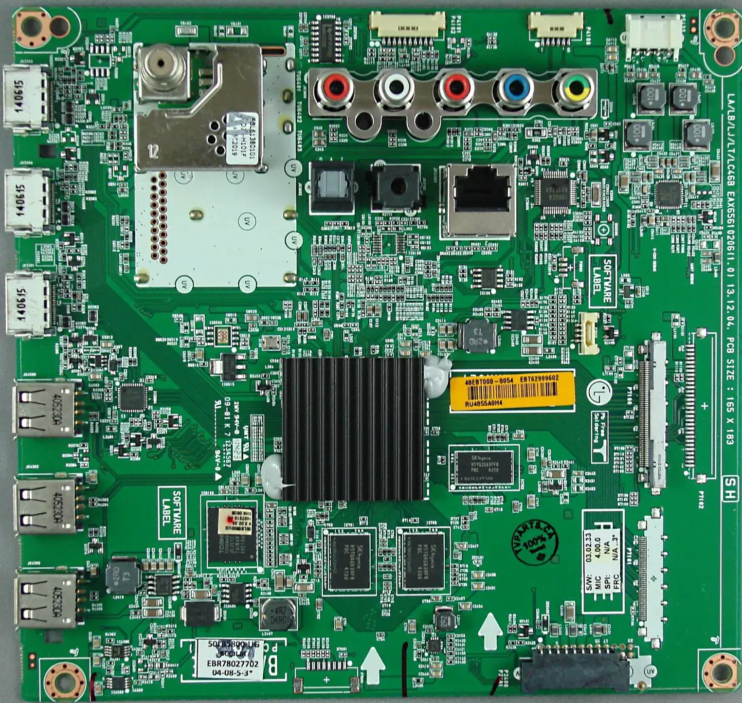 LG EBT63015106 (EAX65610206(1.0)) Main Board,Models 39LB5800-UG