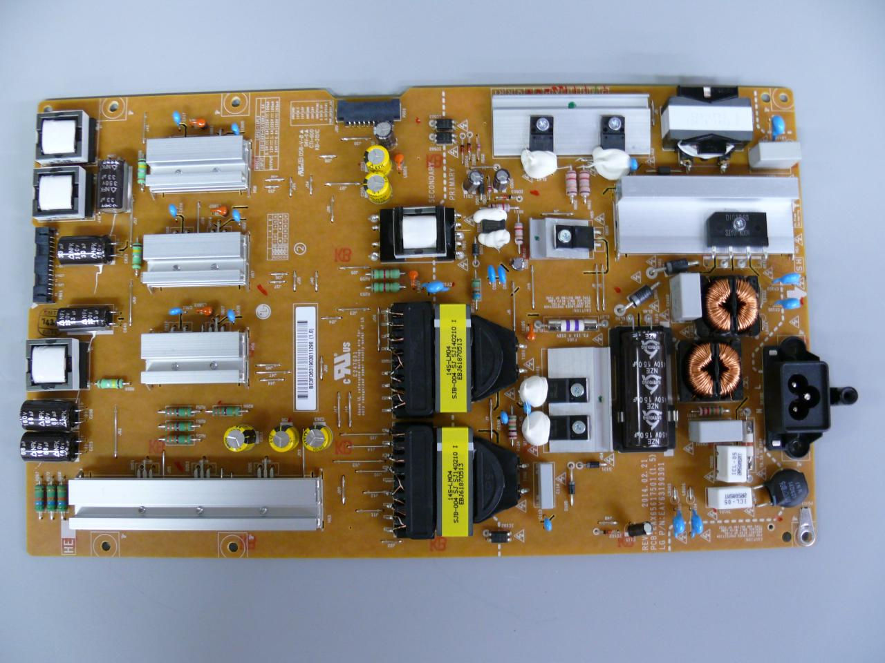 POWER SUPPLY EAY63190301 LG 65LB6300