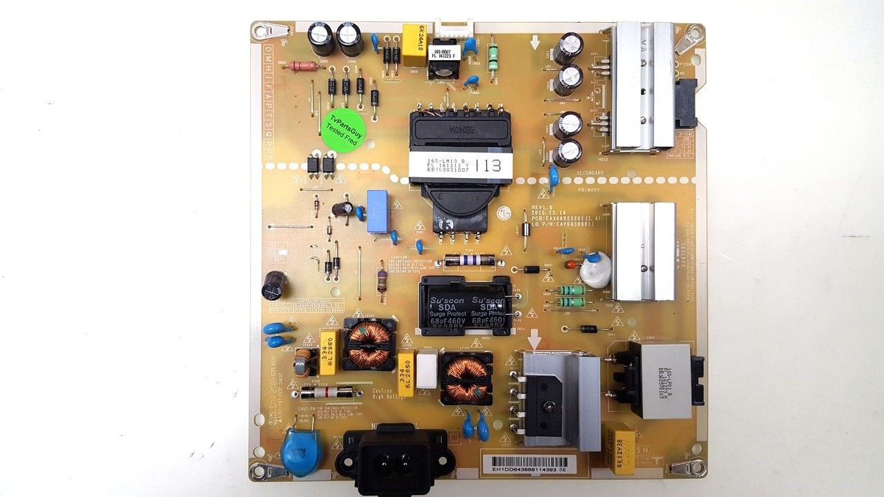 POWER SUPPLY EAY64388811/EAX31845201/13 LG 32LC7D