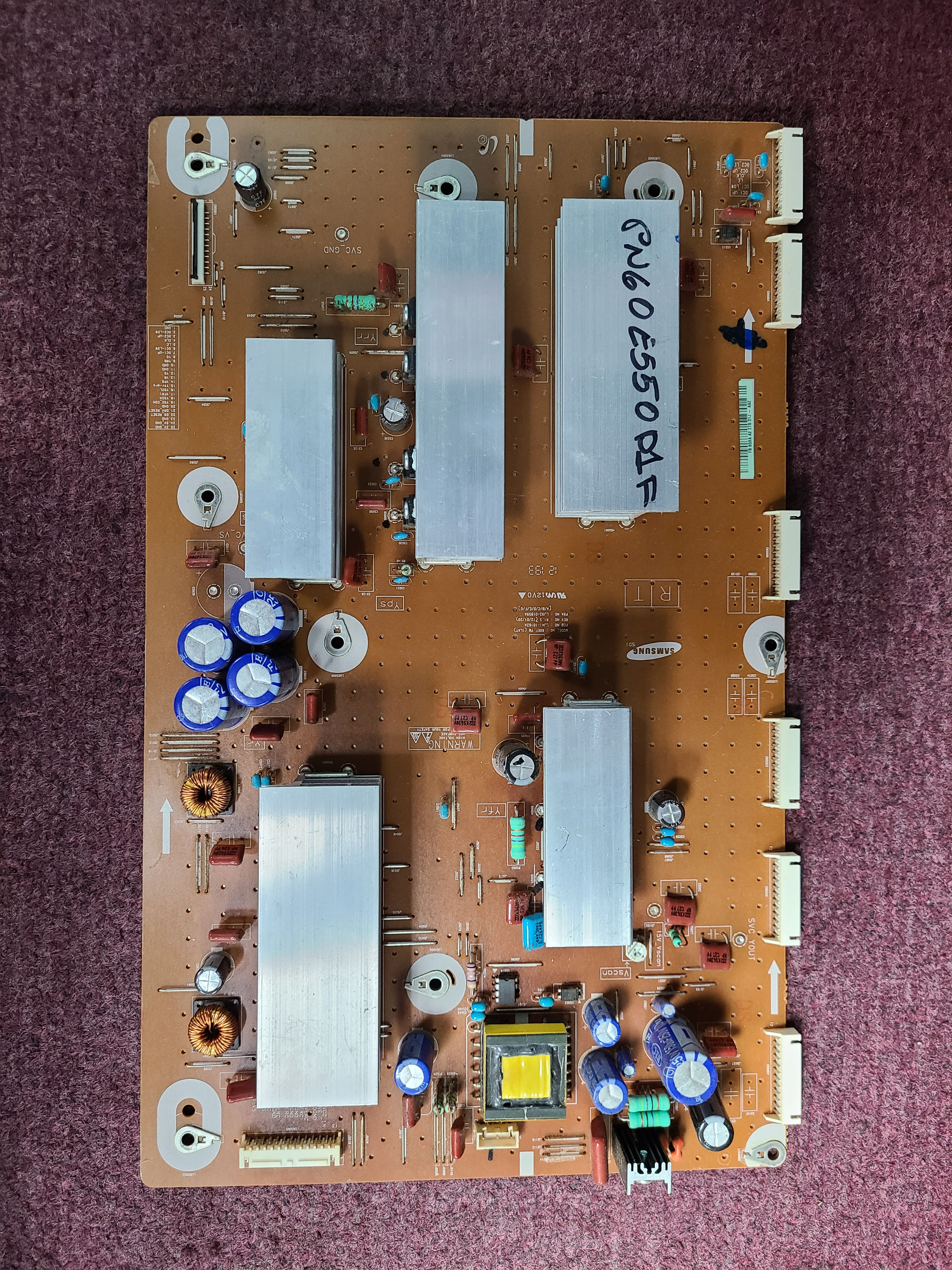 Y-MAIN BOARD BN96-22115A SAMSUNG PN60E550D1F