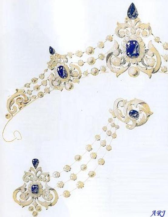 Mellerio Ruby Parure with Sapphires