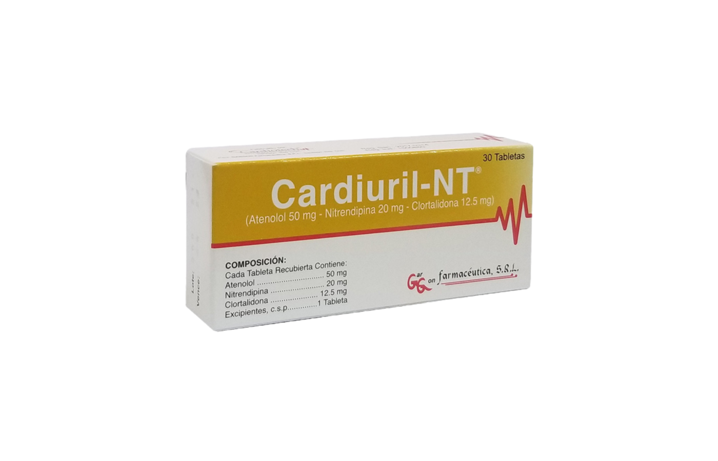 CARDIURIL-NT/30TAB